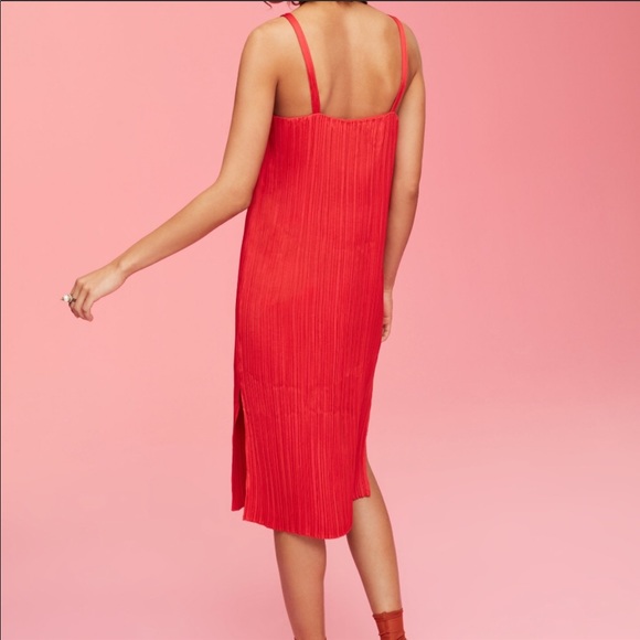 Little Moon Aritzia Pleated Raphia dress XS - Picture 8 of 8